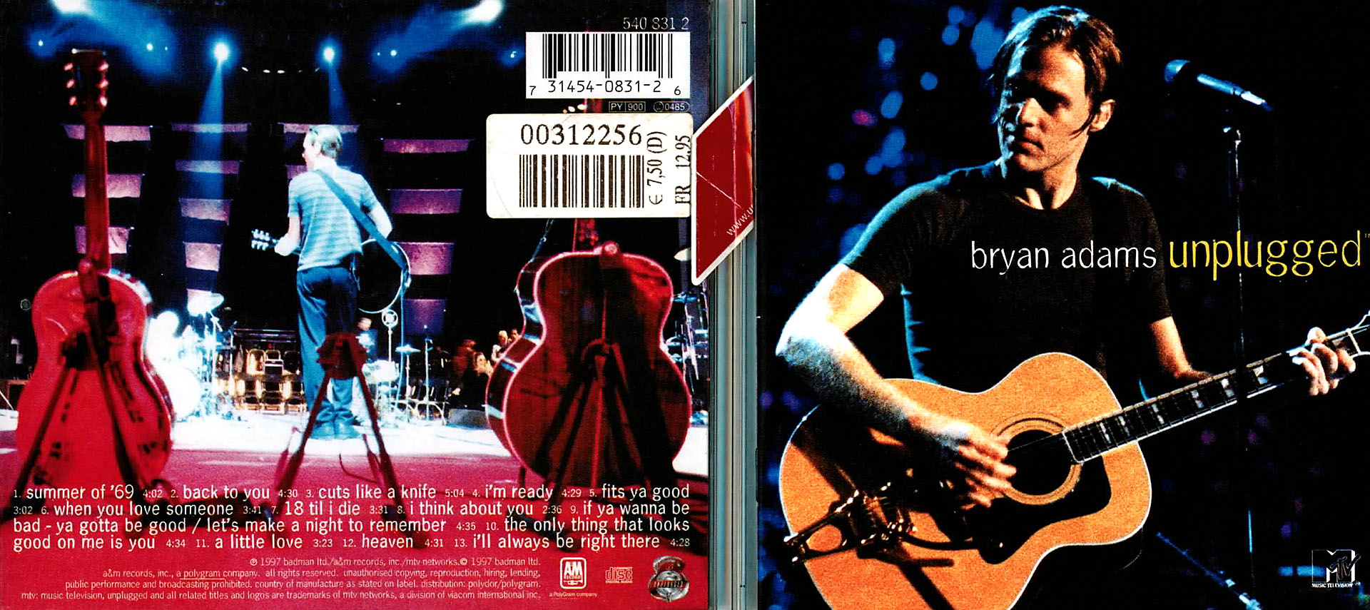 unplugged - Bryan Adams